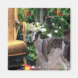Greyhound Lovers Art Gifts Magneet