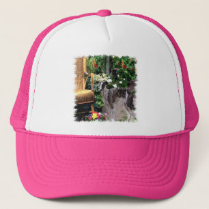 Greyhound Lovers Art Gifts Trucker Pet