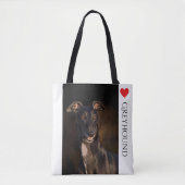 Greyhound Lovers Canvas tas (Voorkant)
