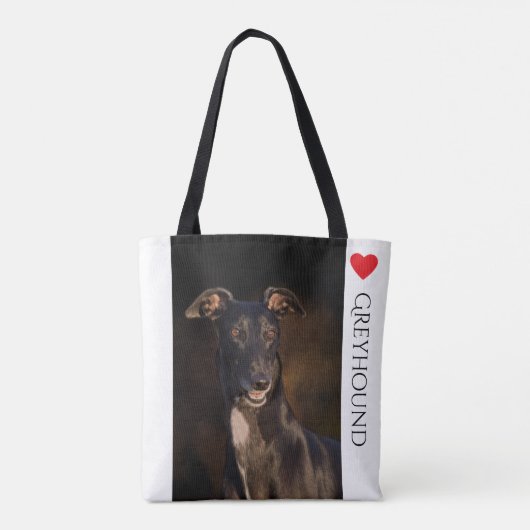 Greyhound Lovers Canvas tas (Achterkant)