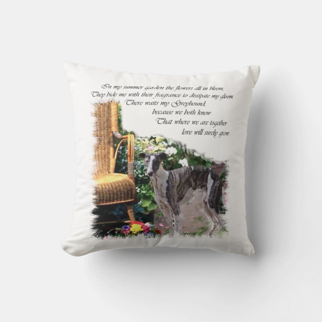 Greyhound Lovers Gifts Kussen (Voorkant)