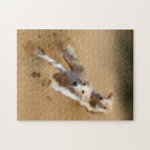 Greyhound Lurcher Dogs Painting Puzzle Legpuzzel (Horizontaal)
