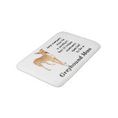 Greyhound Ma Bath Mat (Gekanteld)