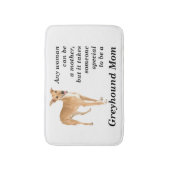 Greyhound Ma Bath Mat (Voorkant Verticaal)