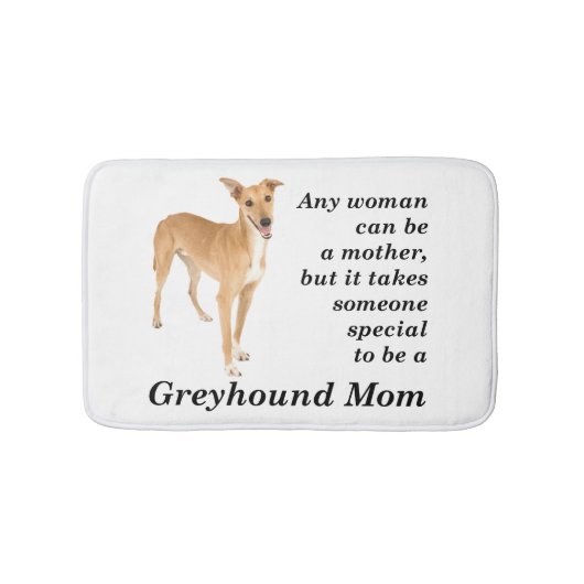 Greyhound Ma Bath Mat (Voorkant)
