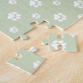 Greyhound Ma (flauwwit) Cute Dog mama Legpuzzel (Zijkant)