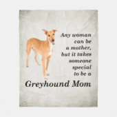 Greyhound Ma Fleece Blanket (Voorkant)