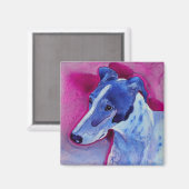 Greyhound Magnet - "Blue Boy" (Voorkant / Achterkant)