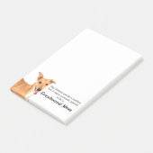 Greyhound Mam Post-It Notes (Schuin)