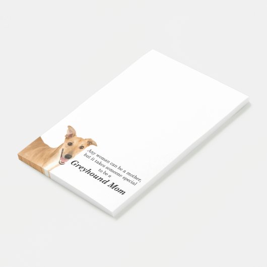 Greyhound Mam Post-It Notes (Schuin)