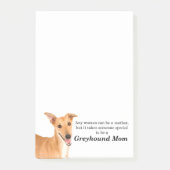 Greyhound Mam Post-It Notes (Voorkant)