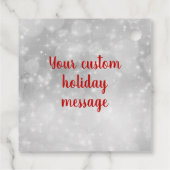 Greyhound Merry Kerstmis Bedankjes Labels (Achterkant)