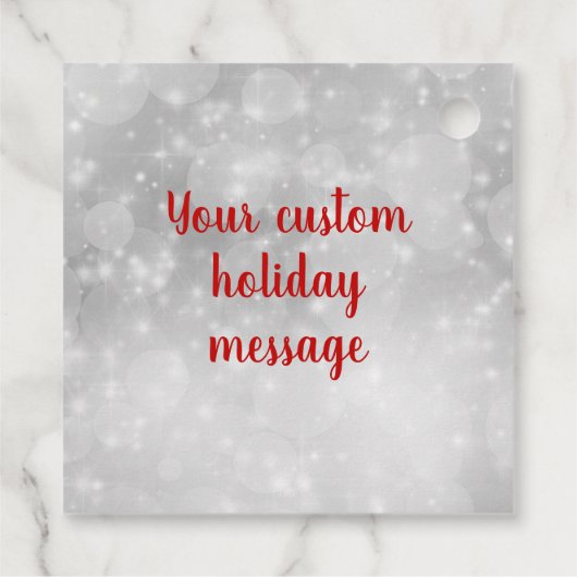 Greyhound Merry Kerstmis Bedankjes Labels (Achterkant)