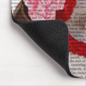 Greyhound met Red Wooly Pet 2 Muismat (Hoek)