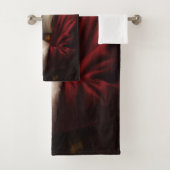 Greyhound Met Sinterklaas Feestelijke Kerstmis Bad Handdoek (Insitu)