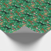 Greyhound Mixed coats kersthond Cadeaupapier (Hoek)