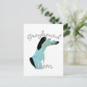Greyhound Moeder 2 Briefkaart (Staand voorkant)
