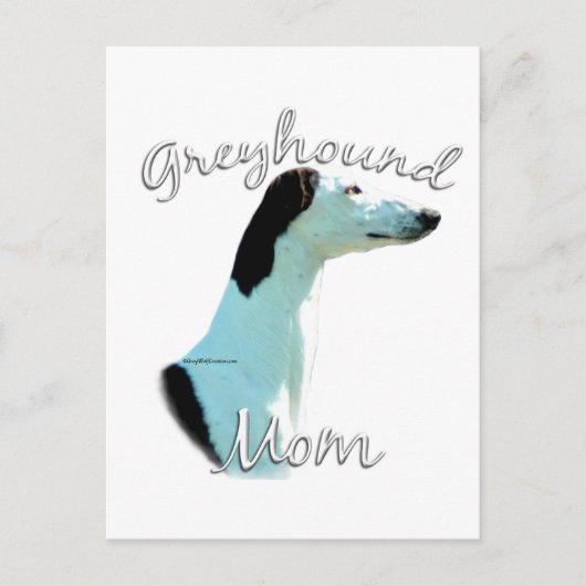 Greyhound Moeder 2 Briefkaart (Voorkant)