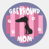 Greyhound Moeder Stickers (Voorkant)