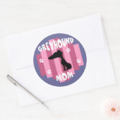 Greyhound Moeder Stickers (Envelop)