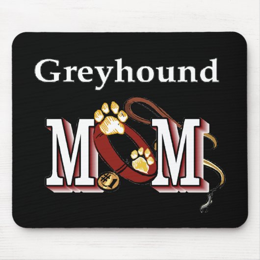 Greyhound MOM Gifts Muismat (Voorkant)