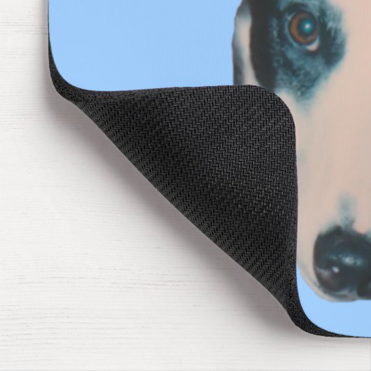 Greyhound My Dog Smarter Than Yours Funny Mousepad Muismat (Hoek)