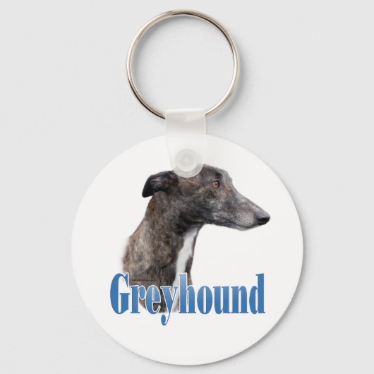 Greyhound Naam Sleutelhanger (Voorkant)