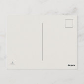 Greyhound- Naturalist Menagerie Archive  Briefkaart (Achterkant)