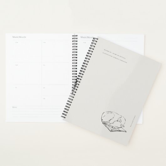 Greyhound- Naturalist Menagerie Archive  Planner (Display)