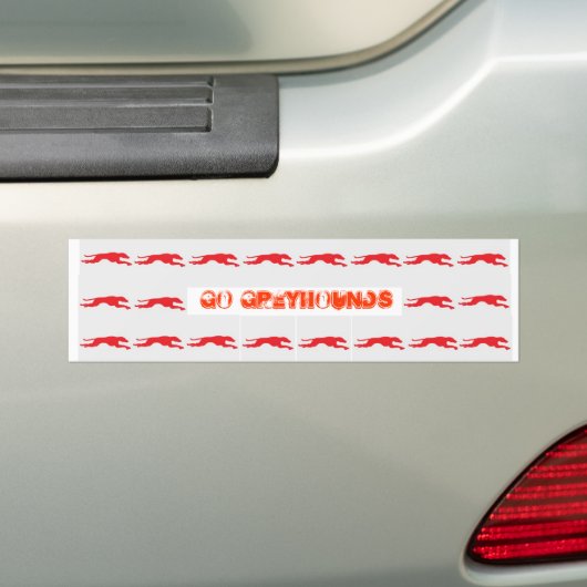Greyhound NEA Bumpersticker (Op auto)