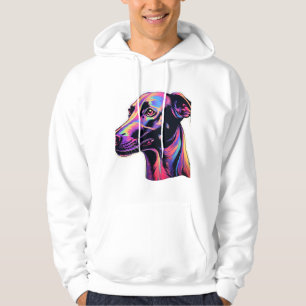 Greyhound Neon Design Hoodie