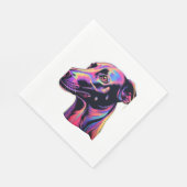 Greyhound Neon Design Servet (Hoek)