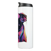 Greyhound Neon Design Thermosbeker (Geroteerd rechts)