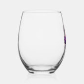 Greyhound Neon Design Wijnglas Zonder Voet (Rechts)