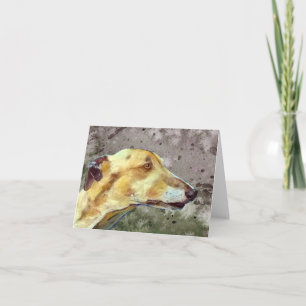 Greyhound note card (a339) kaart