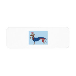 Greyhound Oom Sam Etiket