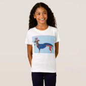 Greyhound Oom Sam T-shirt (Voorkant volledig)