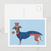 Greyhound Oom Sam Uitnodiging Briefkaart (Voorkant / Achterkant)