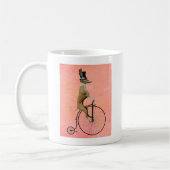 Greyhound op Black Penny Farthing Koffiemok (Links)