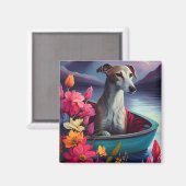 Greyhound op een peddel: Een Schilderachtig avontu Magneet (Voorkant / Achterkant)