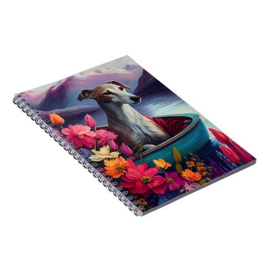 Greyhound op een peddel: Een Schilderachtig avontu Notitieboek (Rechterzijde)