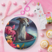 Greyhound op een peddel: Een Schilderachtig avontu Papieren Bordje (Feest)