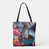 Greyhound op een peddel: Een Schilderachtig avontu Tote Bag (Achterkant)