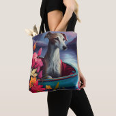 Greyhound op een peddel: Een Schilderachtig avontu Tote Bag (Dichtbij)
