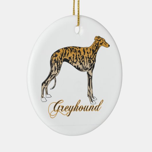 Greyhound Ornament (Rechts)