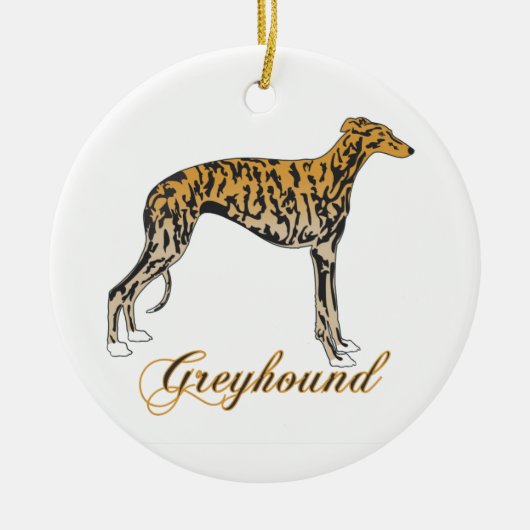 Greyhound Ornament (Voorkant)