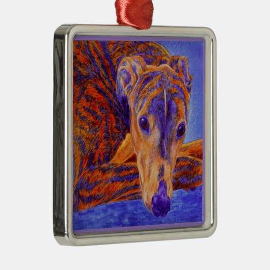 Greyhound Ornament - "Ace" (Rechts)
