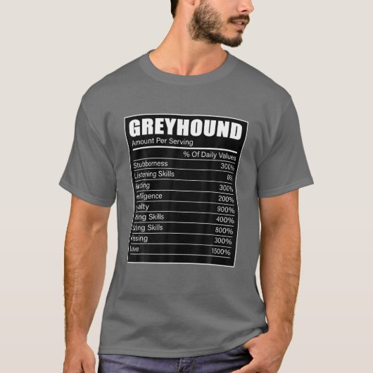 Greyhound Owner Puppy Hondenliefhebber Greyhound F T-shirt (Voorkant)