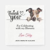 Greyhound papieren servetten (Voorkant)