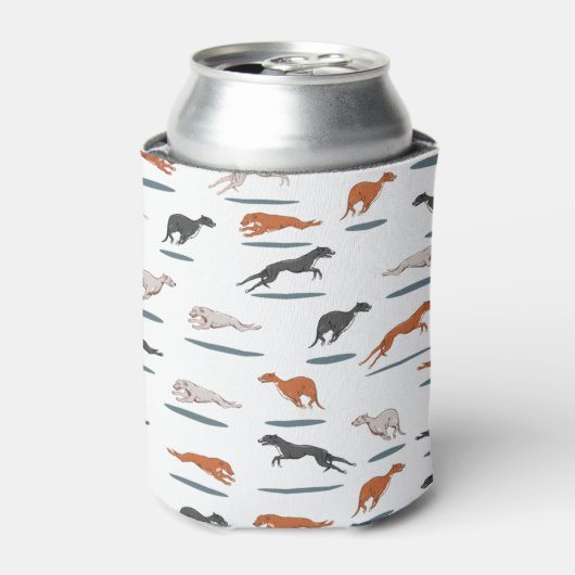 Greyhound Pattern Blikjeskoeler (Blikje Voorkant)